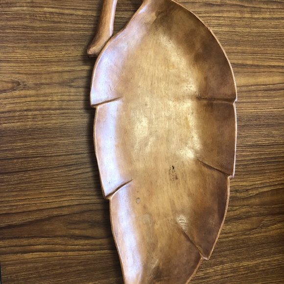 Three Wood Serving Bowls Plates, Mid-Century Modern - Picture 4 of 4